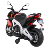 Aprilia Tuono V4 Motor na akumulator dla dzieci Czerwony + Panel MP3 + Kółka pomocnicze + Wolny Start